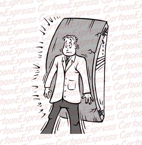 doctor door scared